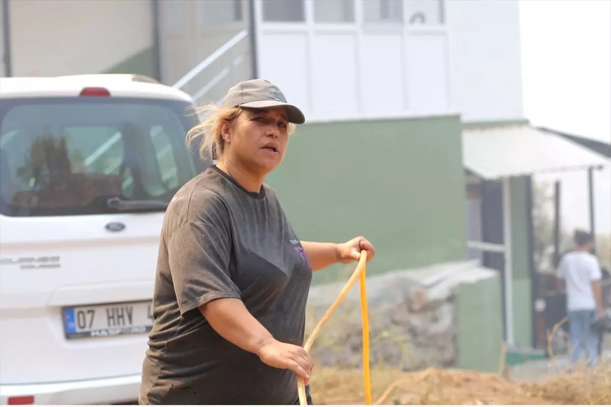 malatyali cift alanya yanginina karsi mucadele ediyor et5tuHmu
