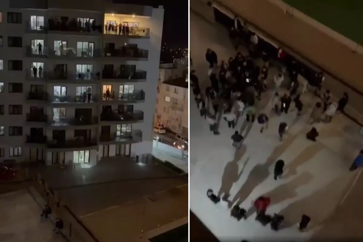 kyk yurdunda kalan ogrenciler yasanan su kesintisini uluyarak protesto etti v19W3z5G.jpg